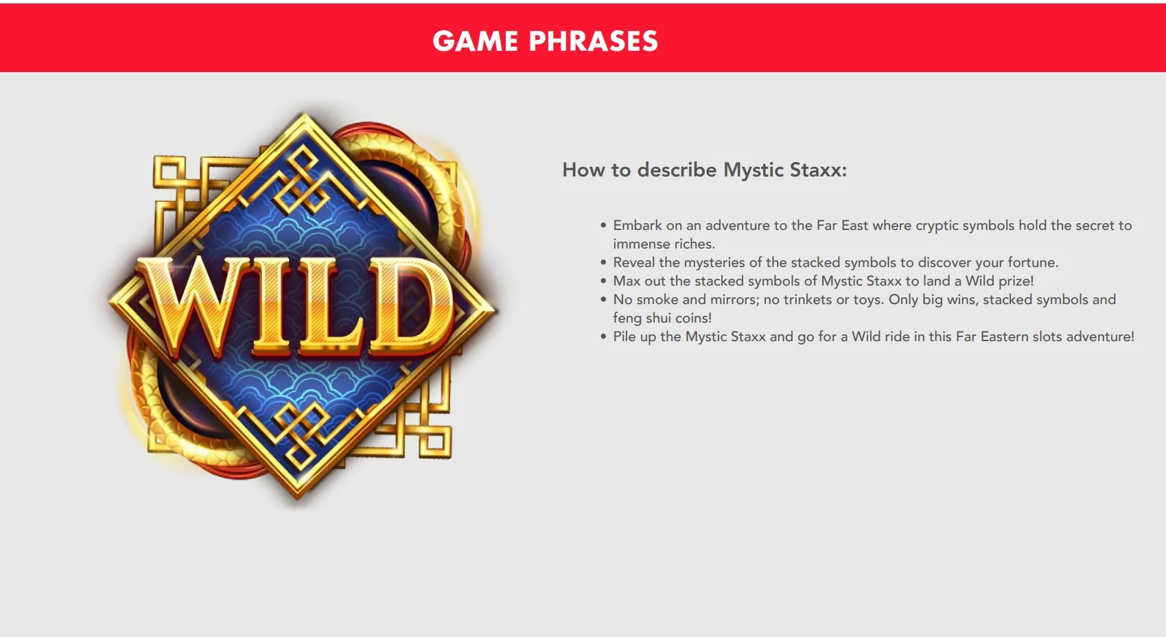 Diagrama das 40 linhas de pagamento do Mystic Staxx mostrando todos os padrões de vitória nos 8 rolos